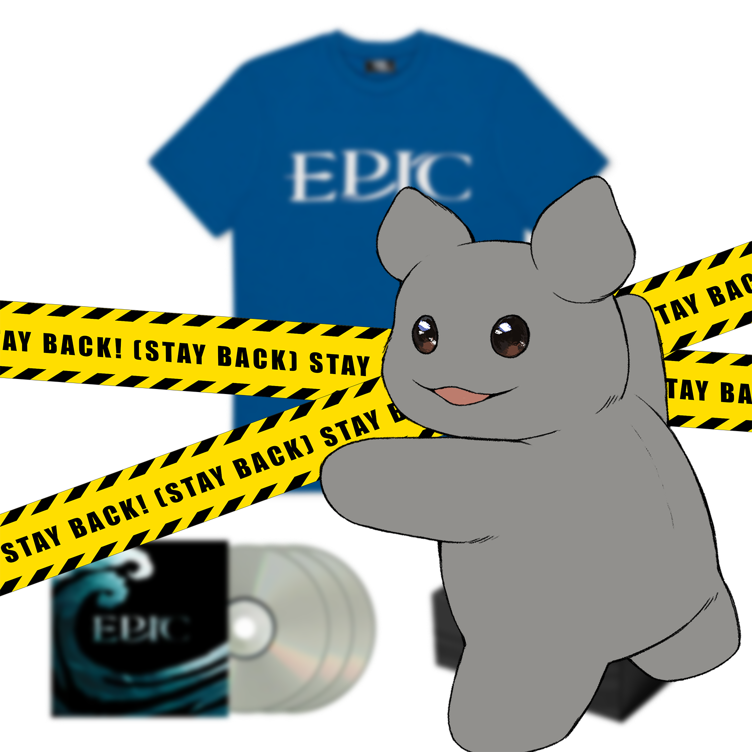 EPIC CD + EPIC Puff Ocean Blue T-Shirt Box Set
