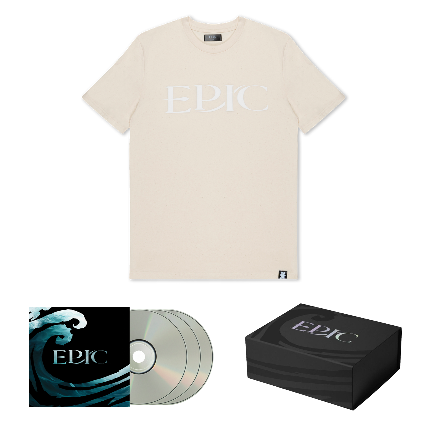 EPIC CD + EPIC Puff Natural Sand T-Shirt Box Set