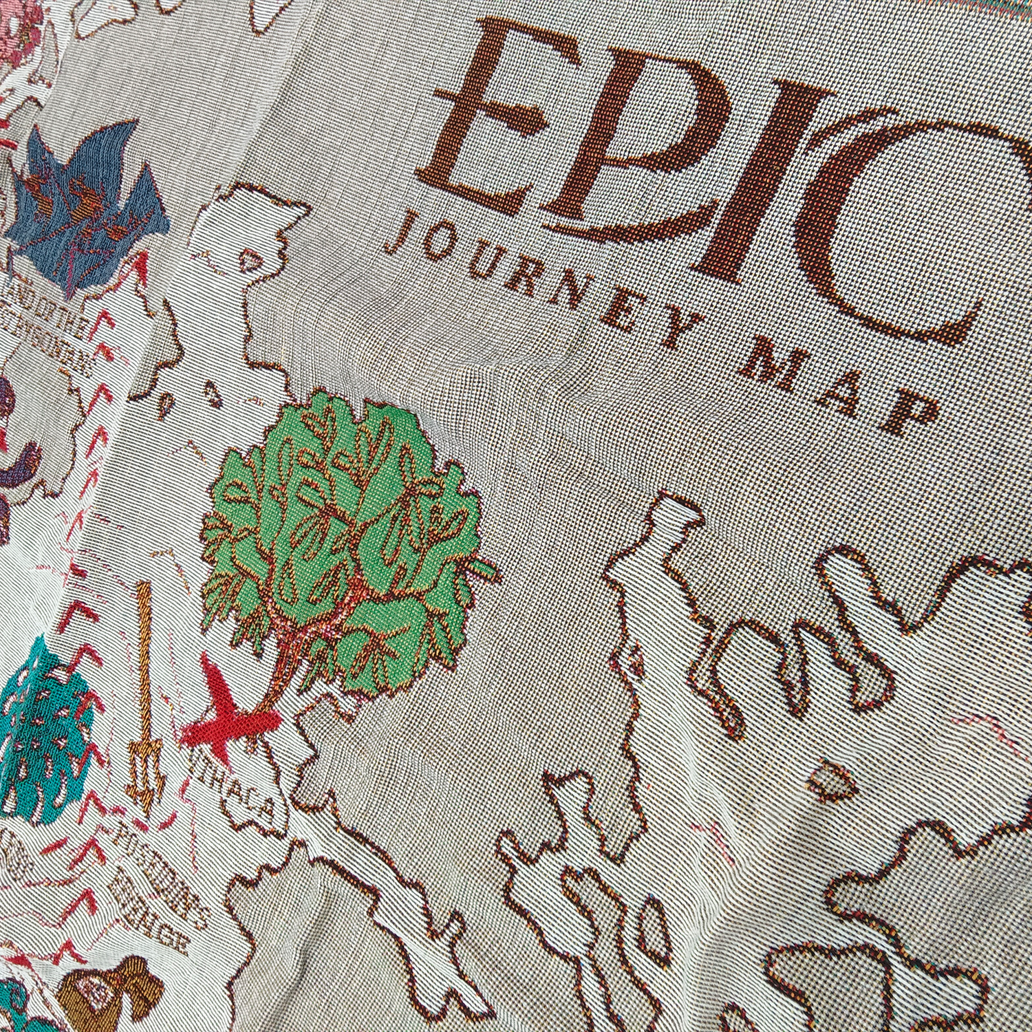 Premium Journey Map Woven Blanket (EPIC Signature Collection)