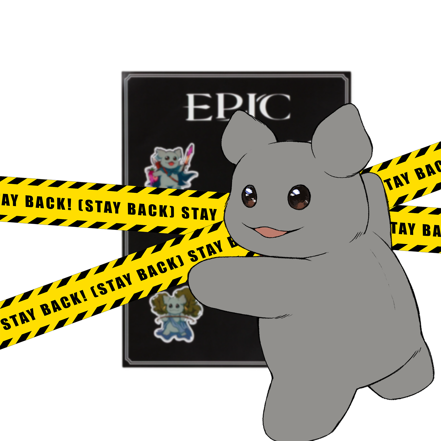 Character Winion Puff Sticker Pack